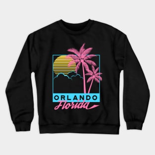 Orlando Beach Fl Florida Beach Crewneck Sweatshirt